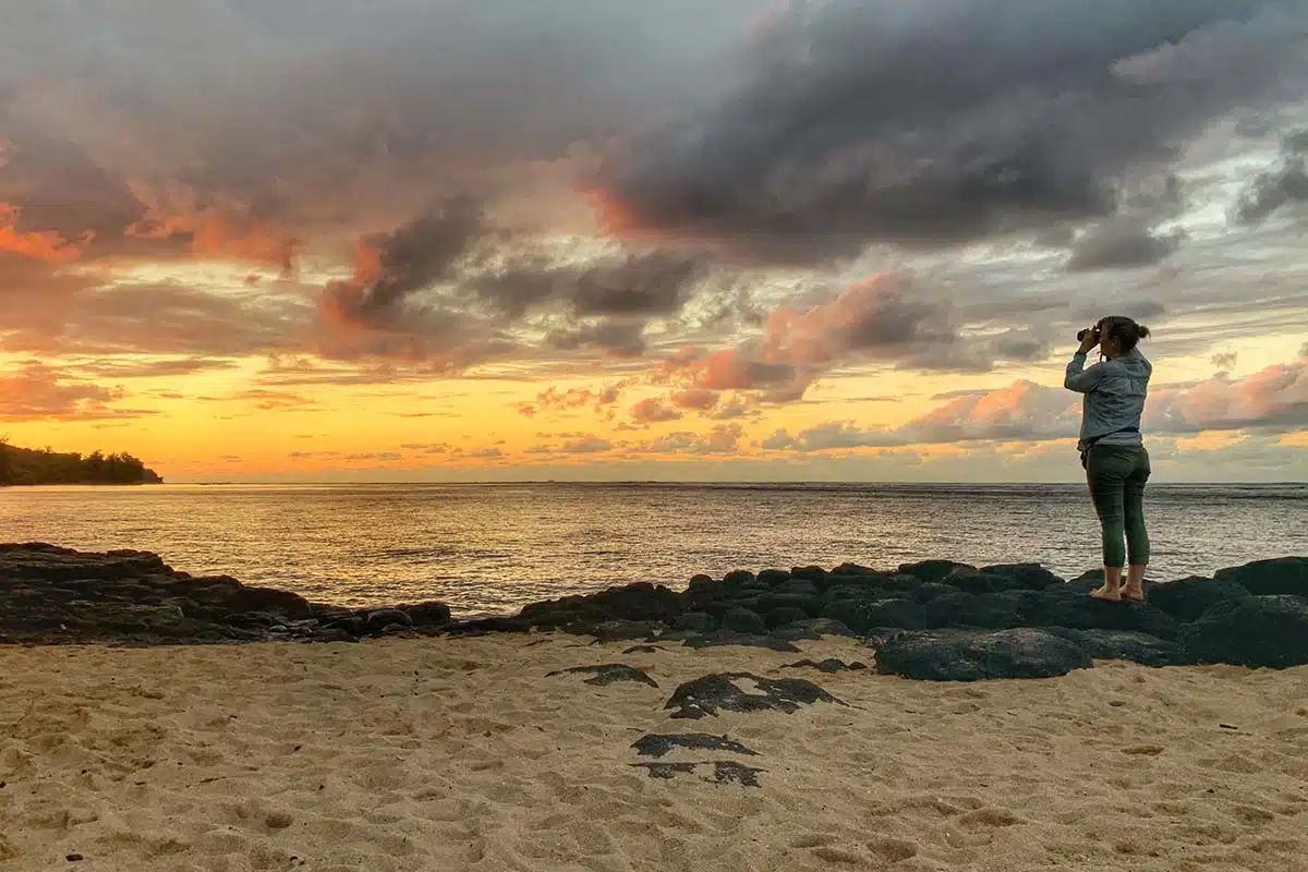 Anini Beach zum Sonnenuntergang Anini Beach zum Sonnenuntergang