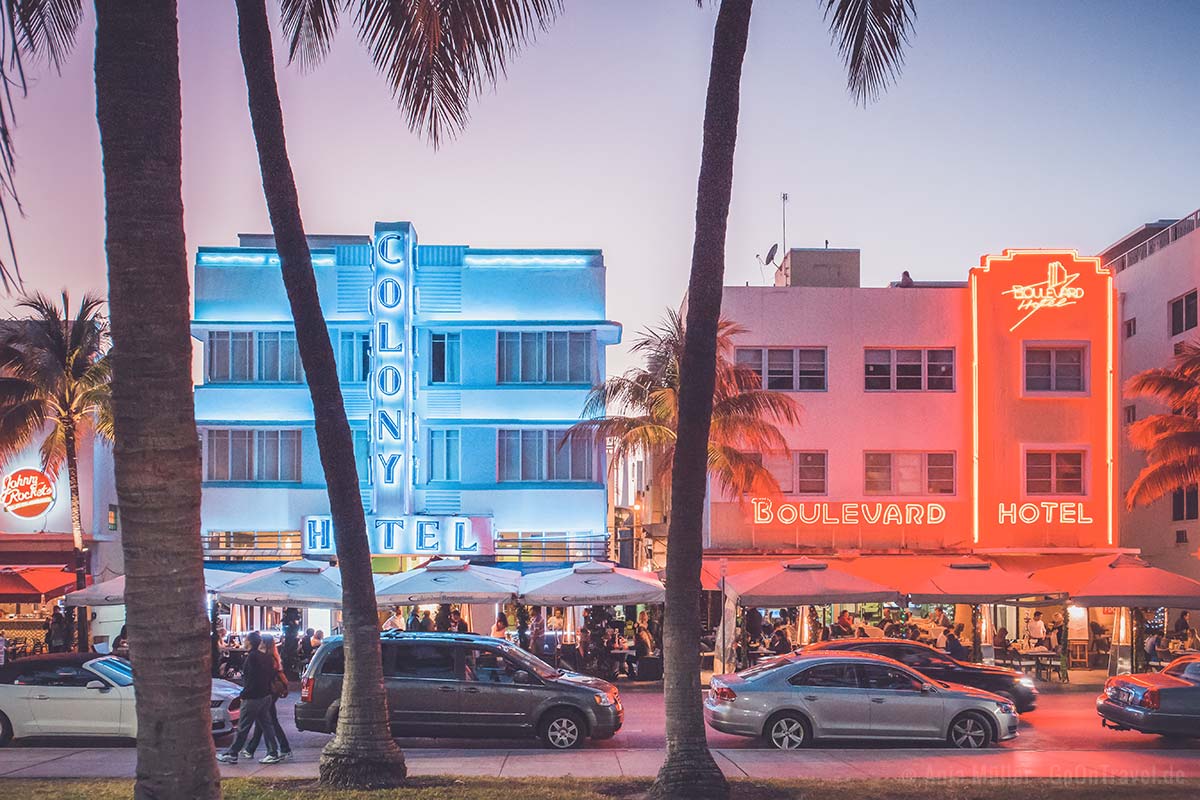 Art Deco District in Miami