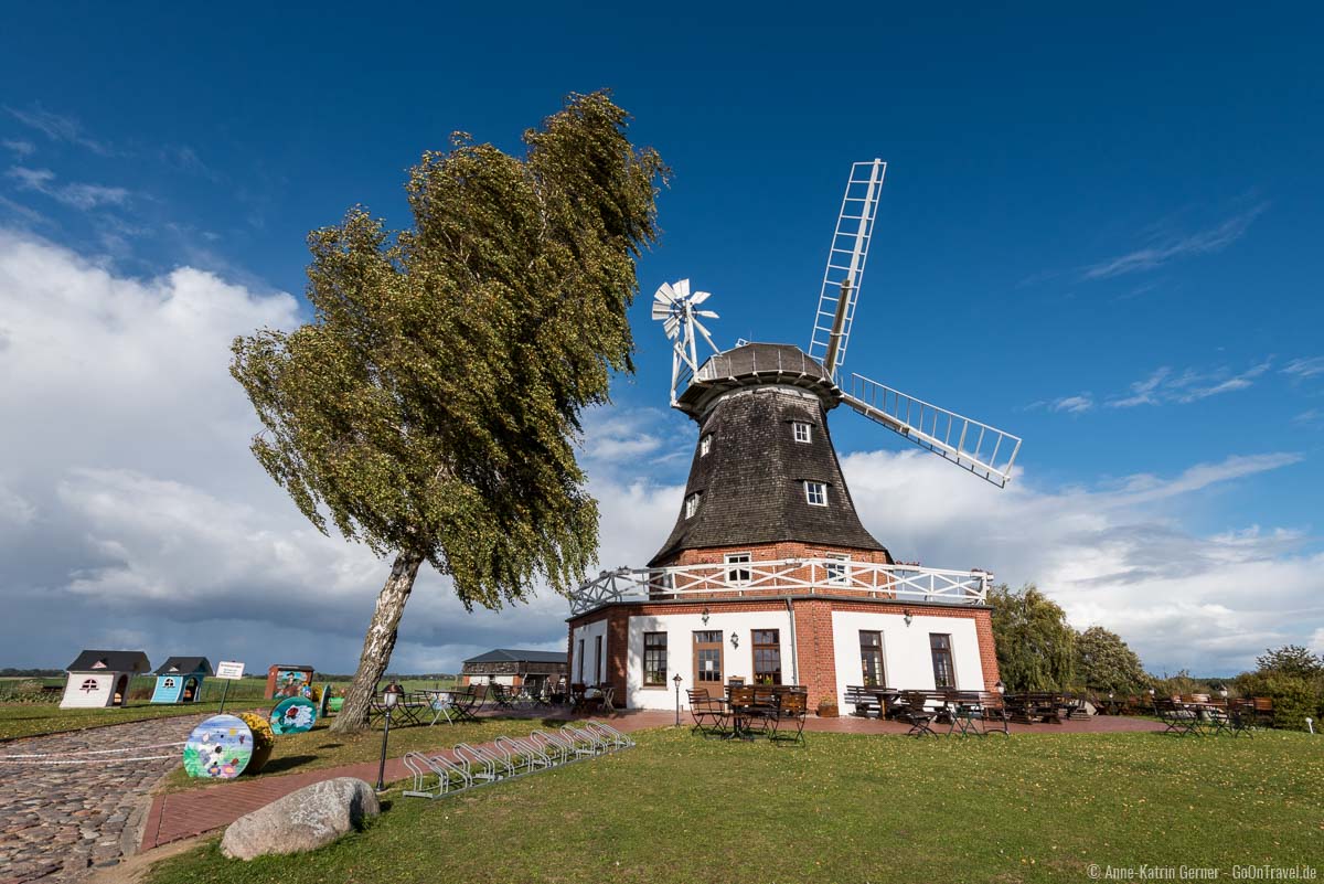 Klützer Mühle - beliebtes Ausflugslokal mit Ausblick bis zur Ostsee