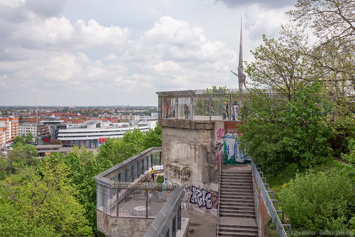 Aussichtsplattform Flakturm III in Humboldthain