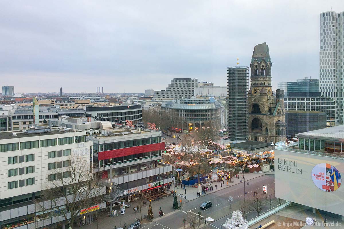 Vom Restaurant NENI hast du einen schönen Blick auf Berlin