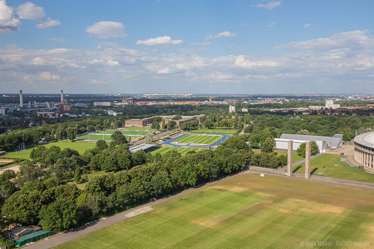 Blick auf den Olympia Park