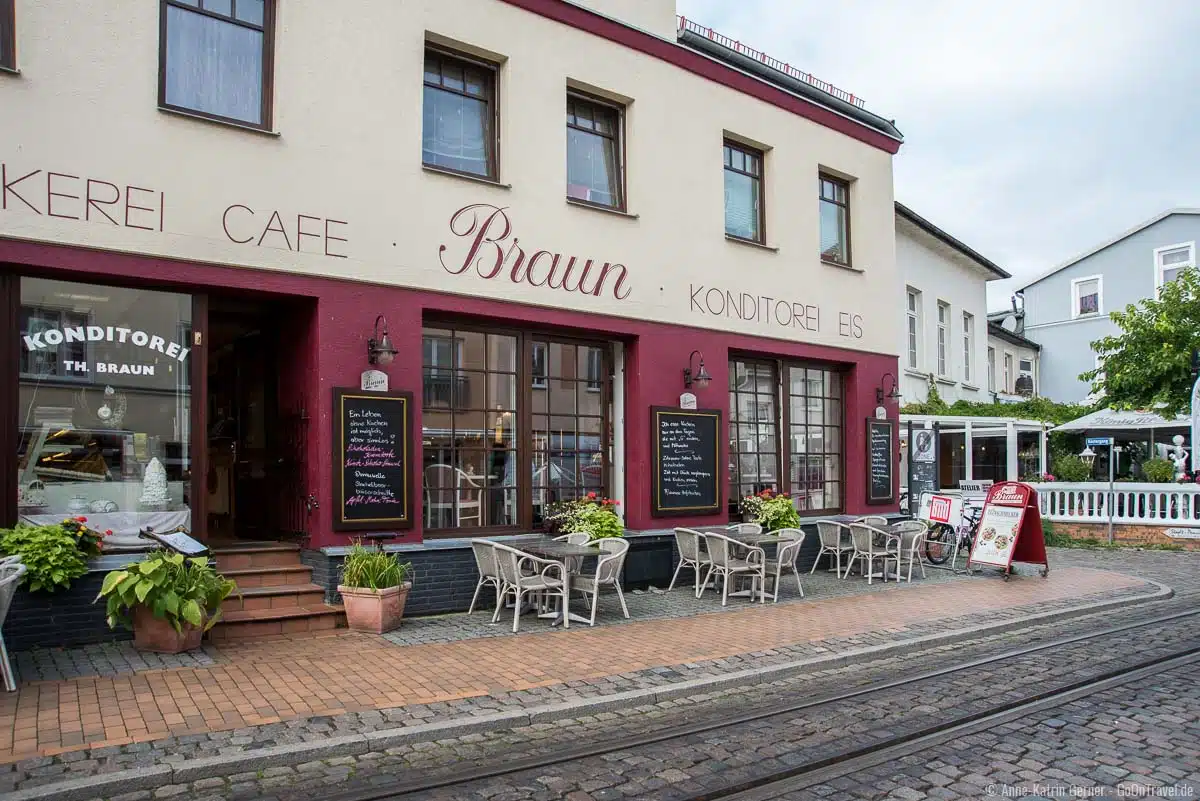 Konditorei und Café Braun in der Mollistraße Konditorei und Café Braun in der Mollistraße