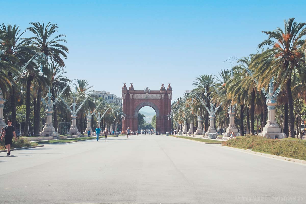 Arc de Triomf in Barcelona