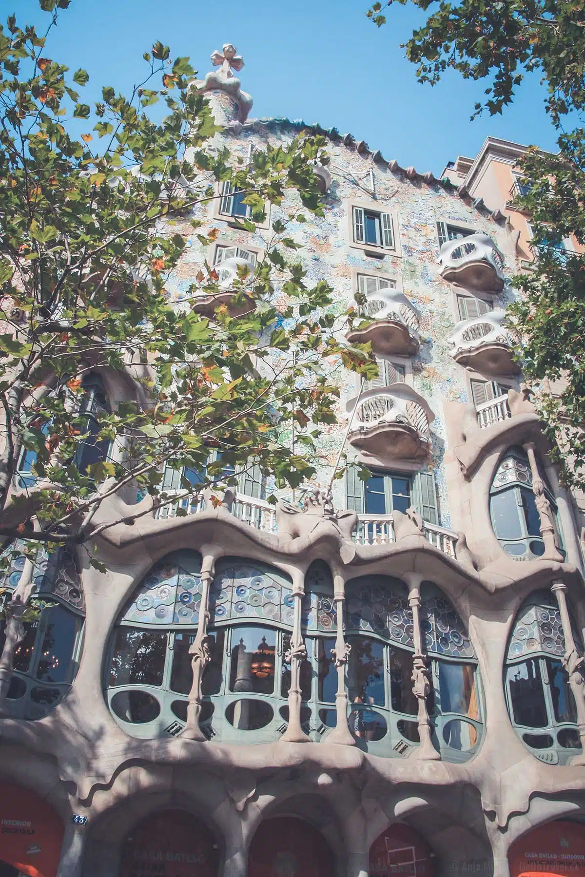 Fassade der Casa Batlló Fassade der Casa Batlló