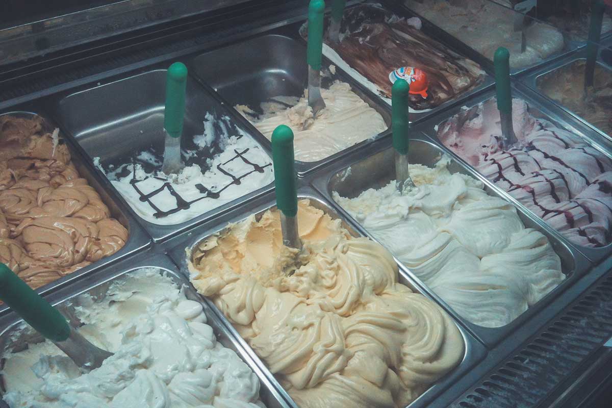 In der Gelateria Caffetteria Italiana gibt es die beste Eiscreme in Barcelona