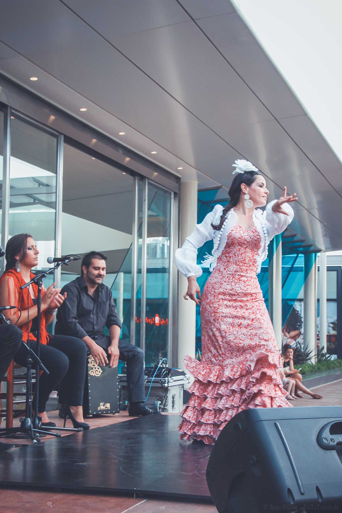 Flamenco direkt am alten Hafen