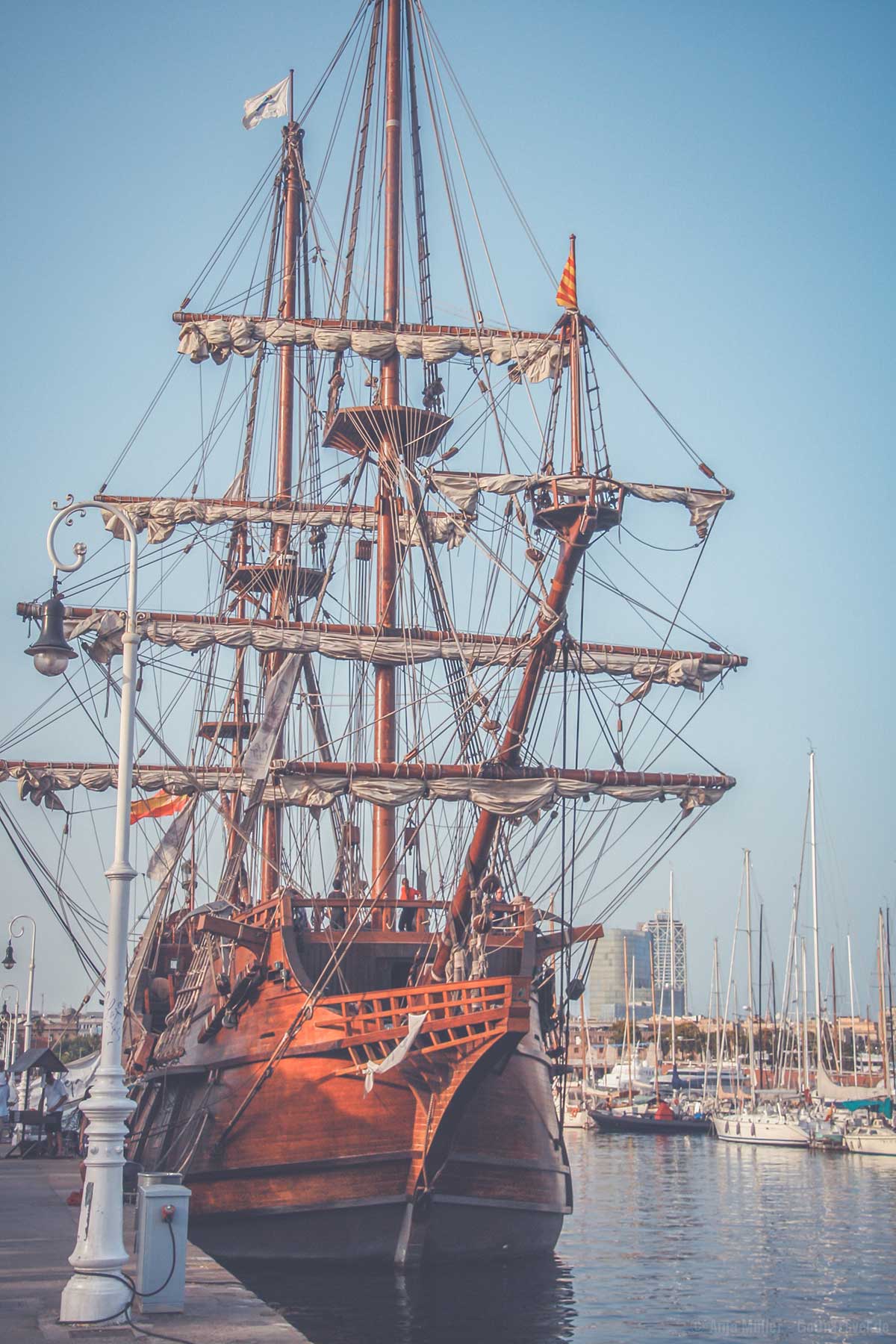 Das alte Segelschiff kann besucht werden
