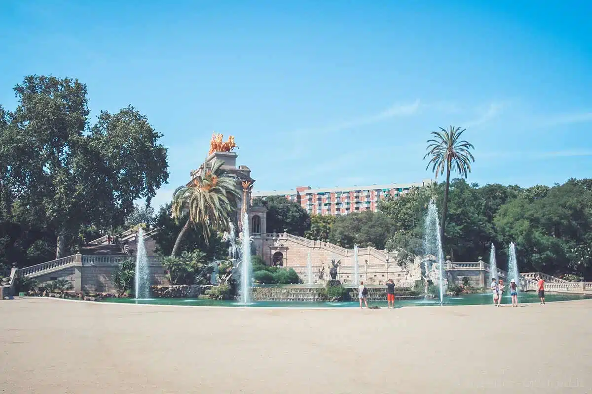 Font de la Cascada im Parc de La Ciutadella Font de la Cascada im Parc de La Ciutadella