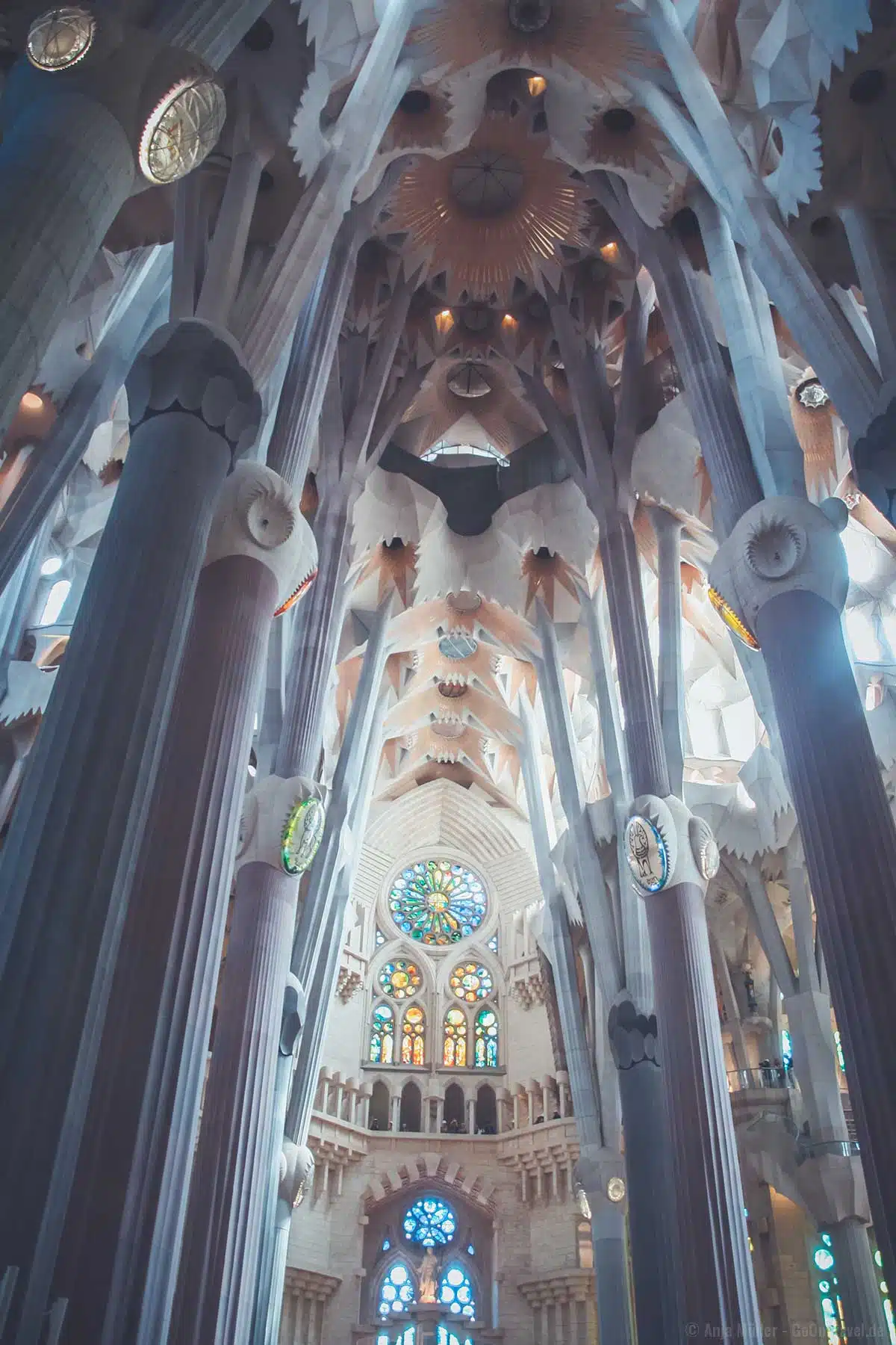 Sagrada Familia von innen Sagrada Familia von innen