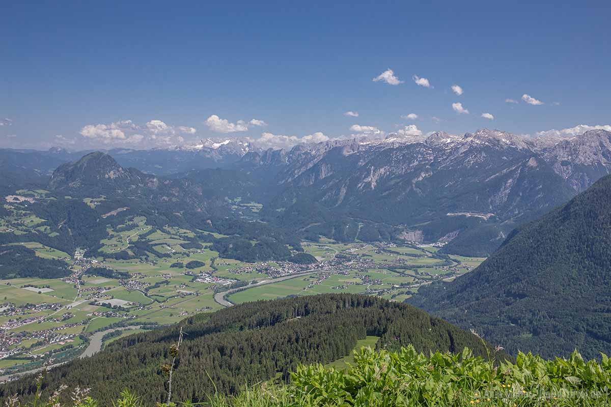 Blick auf das Salzburger Land