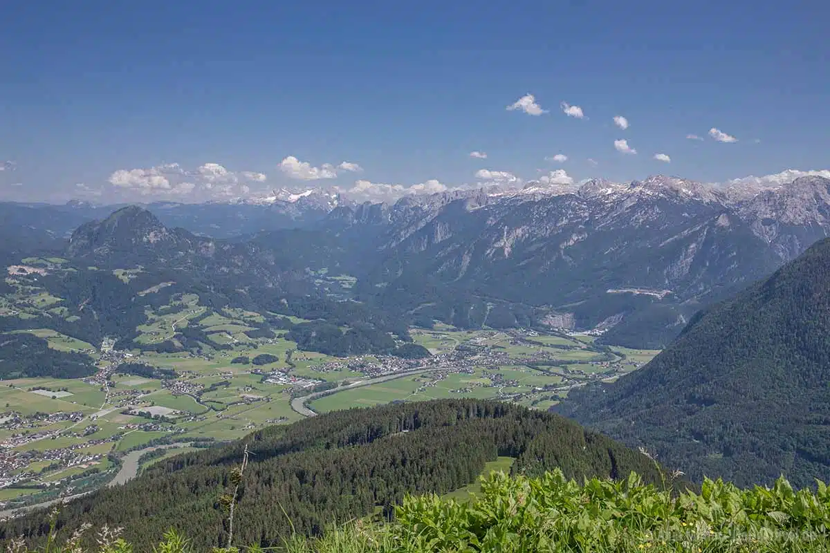 Blick auf das Salzburger Land Blick auf das Salzburger Land