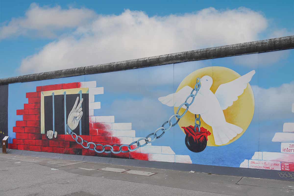 Ein Teil der East Side Gallery Ein Teil der East Side Gallery