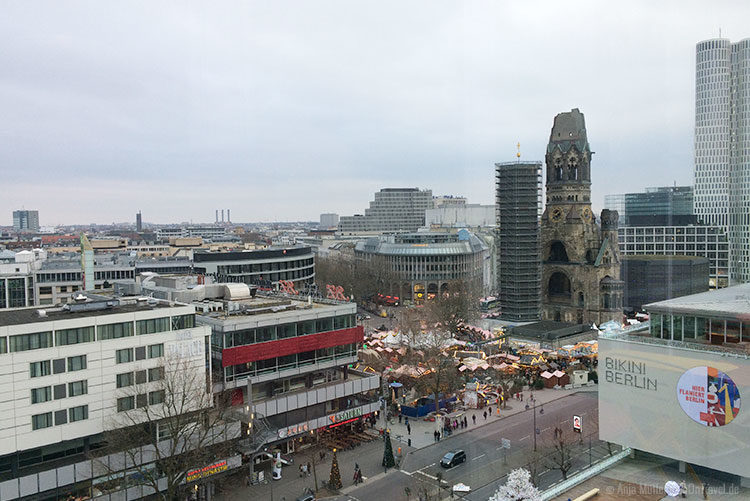 Blick auf die Gedächtniskirche Blick auf die Gedächtniskirche