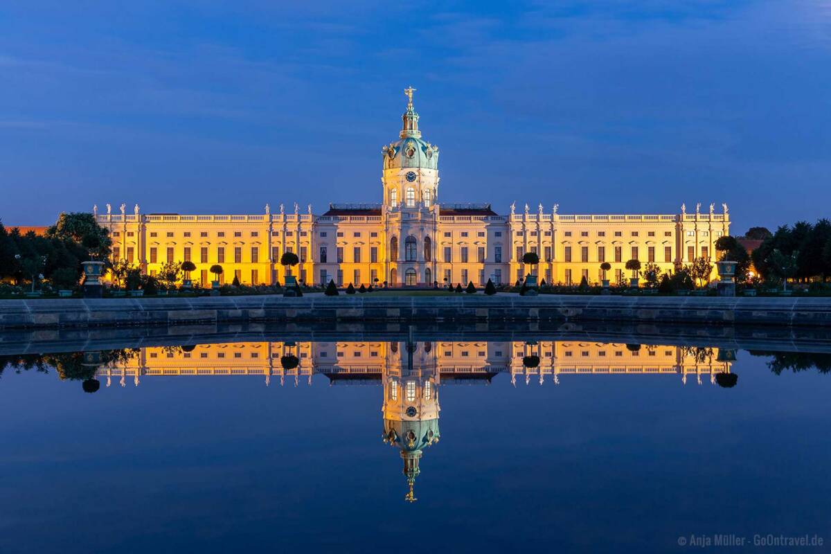 Berlin bei Nacht Schloss Charlottenburg