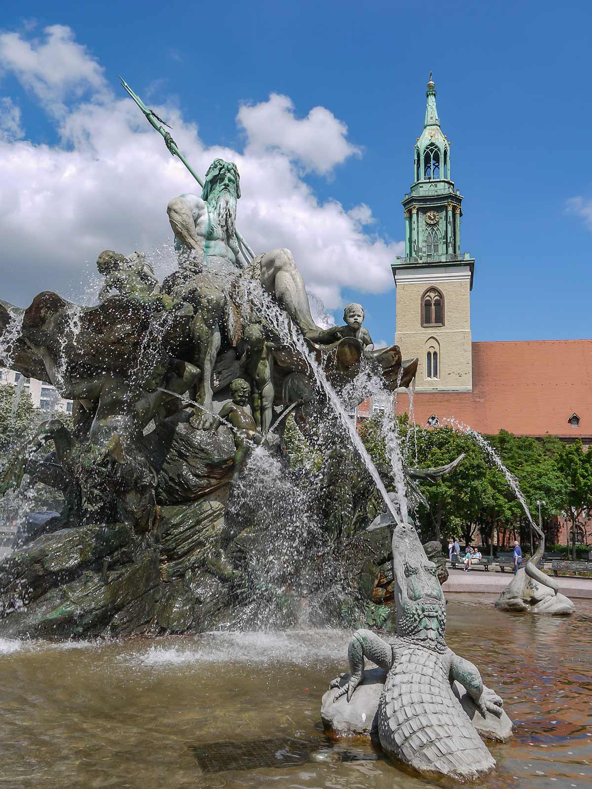 Der Neptunbrunnen Der Neptunbrunnen