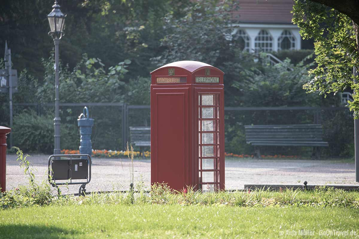 Britische Telefonzelle mitten in Berlin