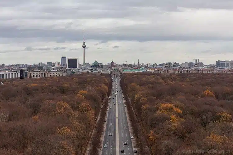 Blick auf Berlin von der Siegessäule