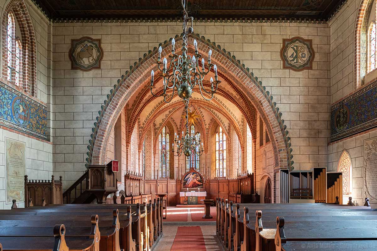 Klosterkirche Marienfließ von innen