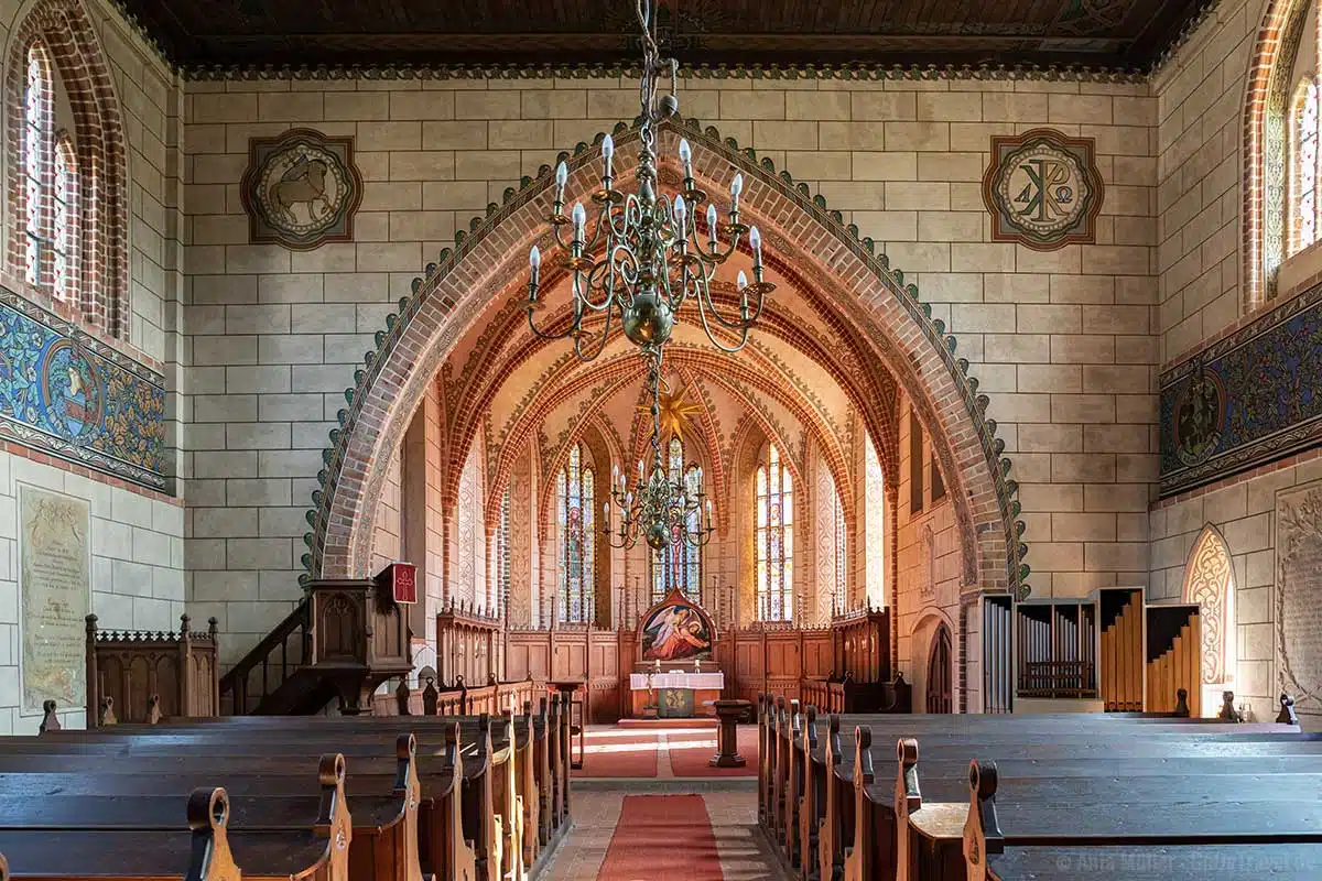 Klosterkirche Marienfließ von innen Klosterkirche Marienfließ von innen