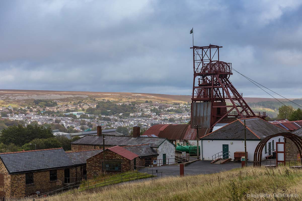 Das Big Pit National Coal Museum im Süden von Wales Das Big Pit National Coal Museum im Süden von Wales