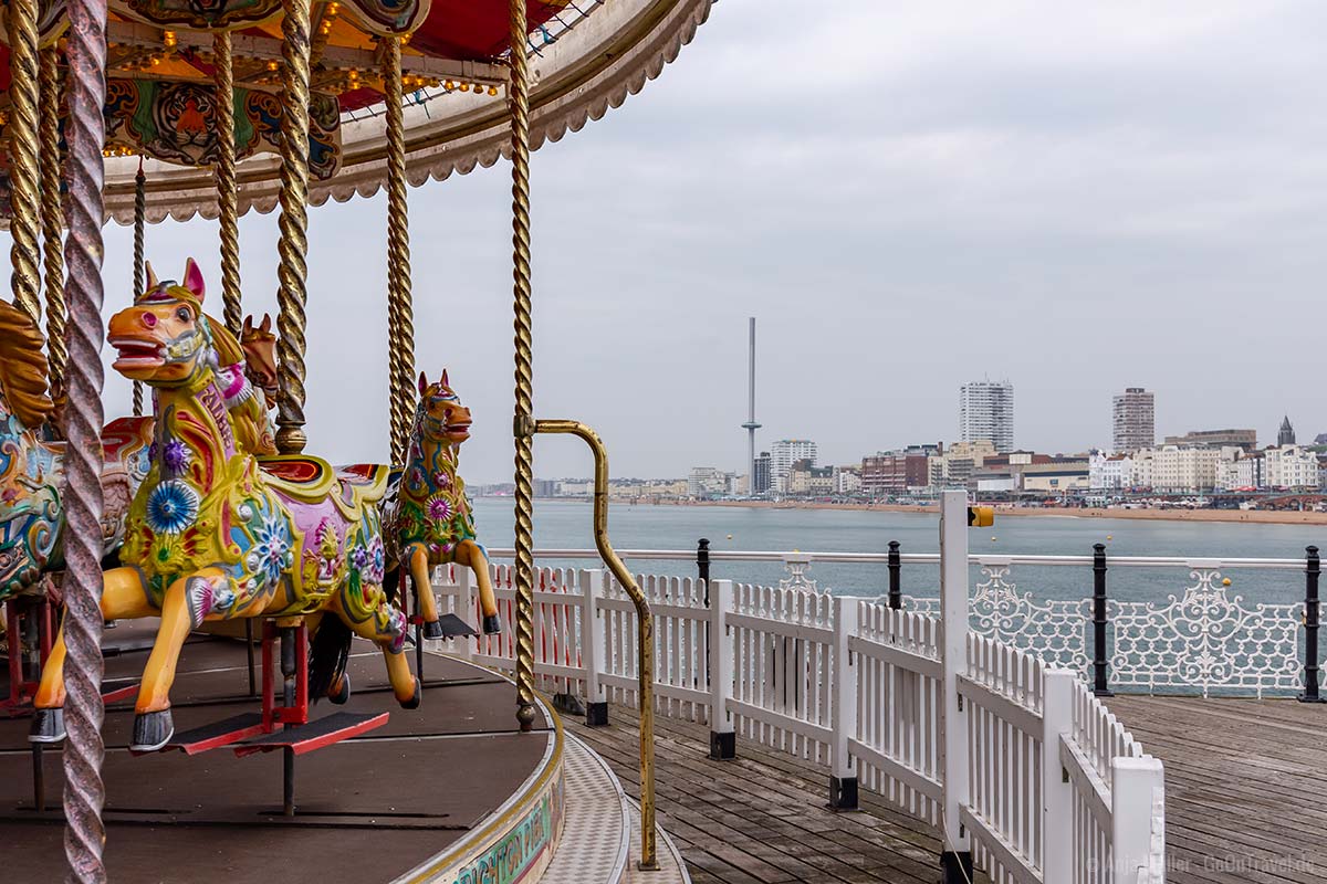 Blick vom Brighton Palace Pier