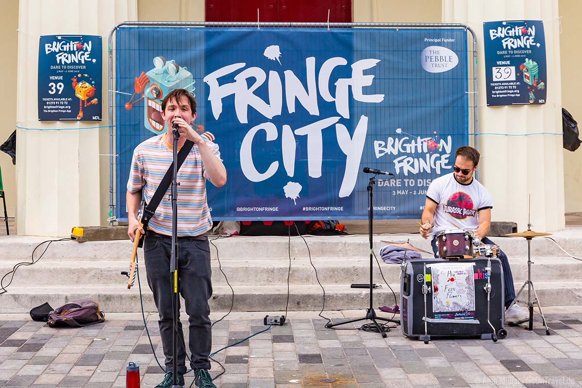 Beim Brighton Fringe gibt es viel Live Musik.