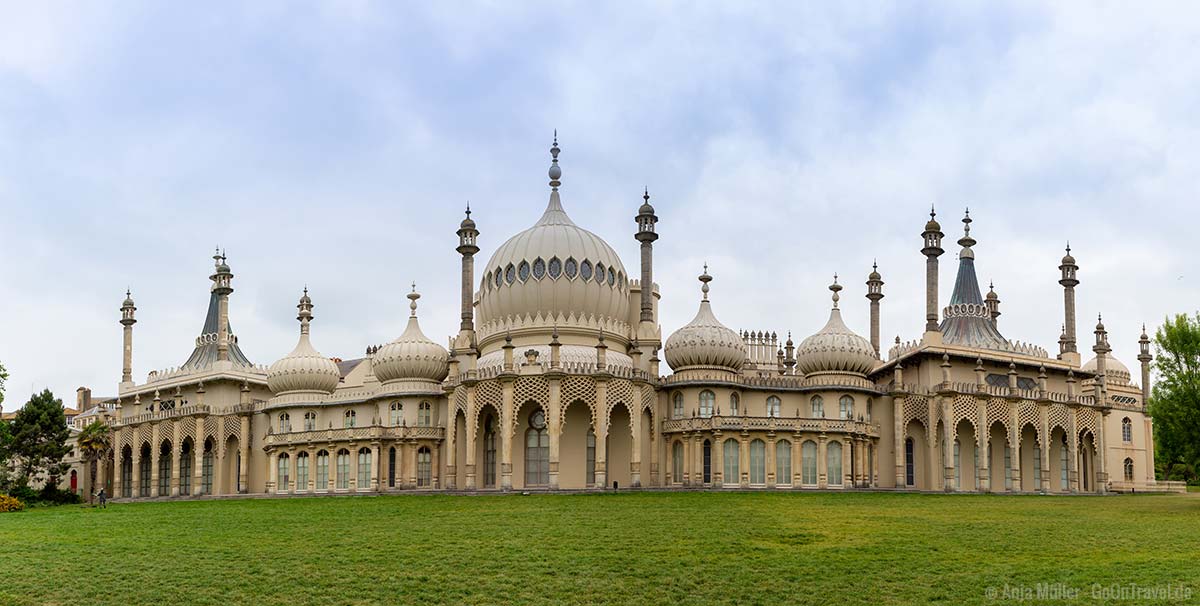 Der Brighton Royal Pavillon mit seinen indischen Einflüssen