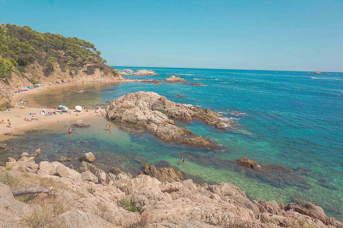 Cala Estreta an der Costa Brava