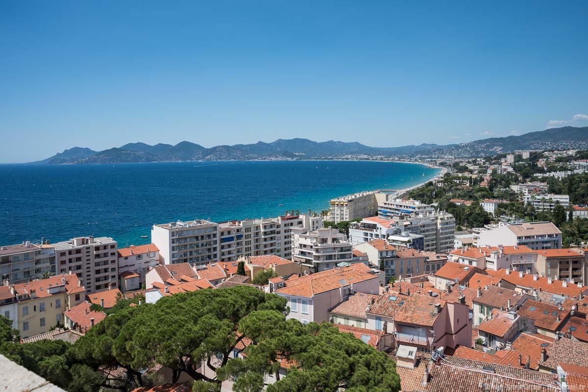 Ausblick über die Côte d'Azur