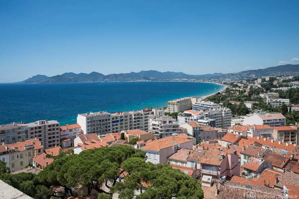 Ausblick über die Côte d'Azur Ausblick über die Côte d'Azur