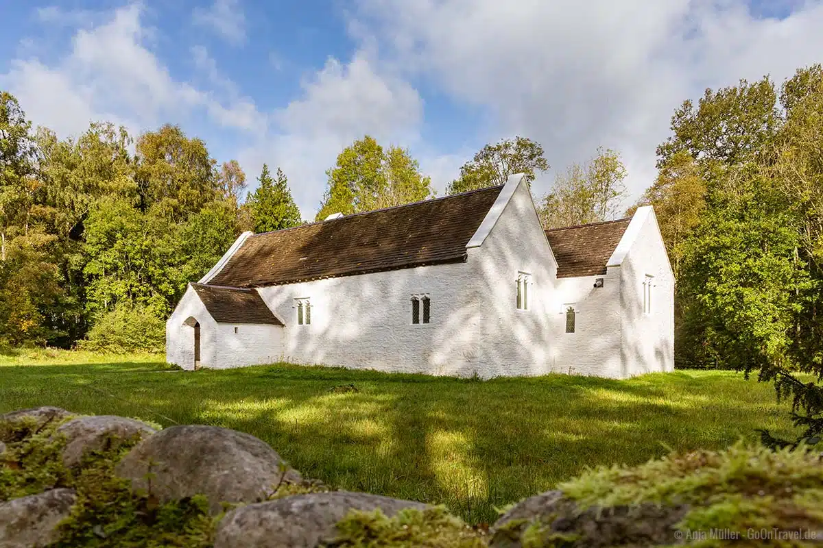 Traditionelle Kirche im Museum of Welsh Life Traditionelle Kirche im Museum of Welsh Life
