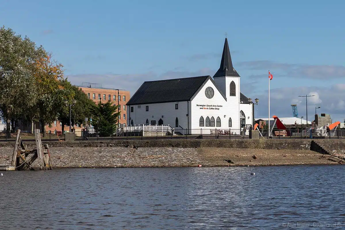 Norwegian Church an der Cardiff Bay