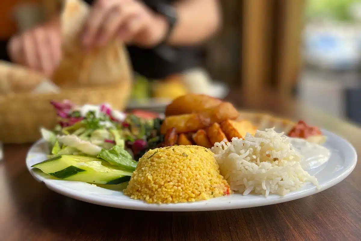 Haloumi Teller im Casablanca Haloumi Teller im Casablanca