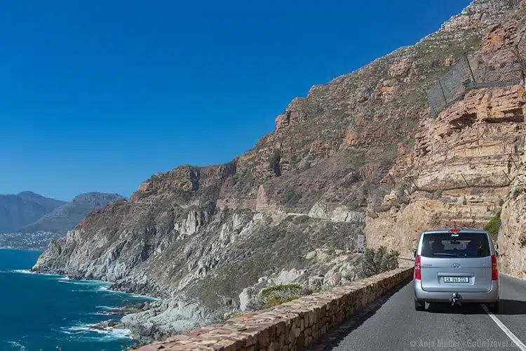 Die Strasse im Chapman's Peak Drive Die Strasse im Chapman's Peak Drive