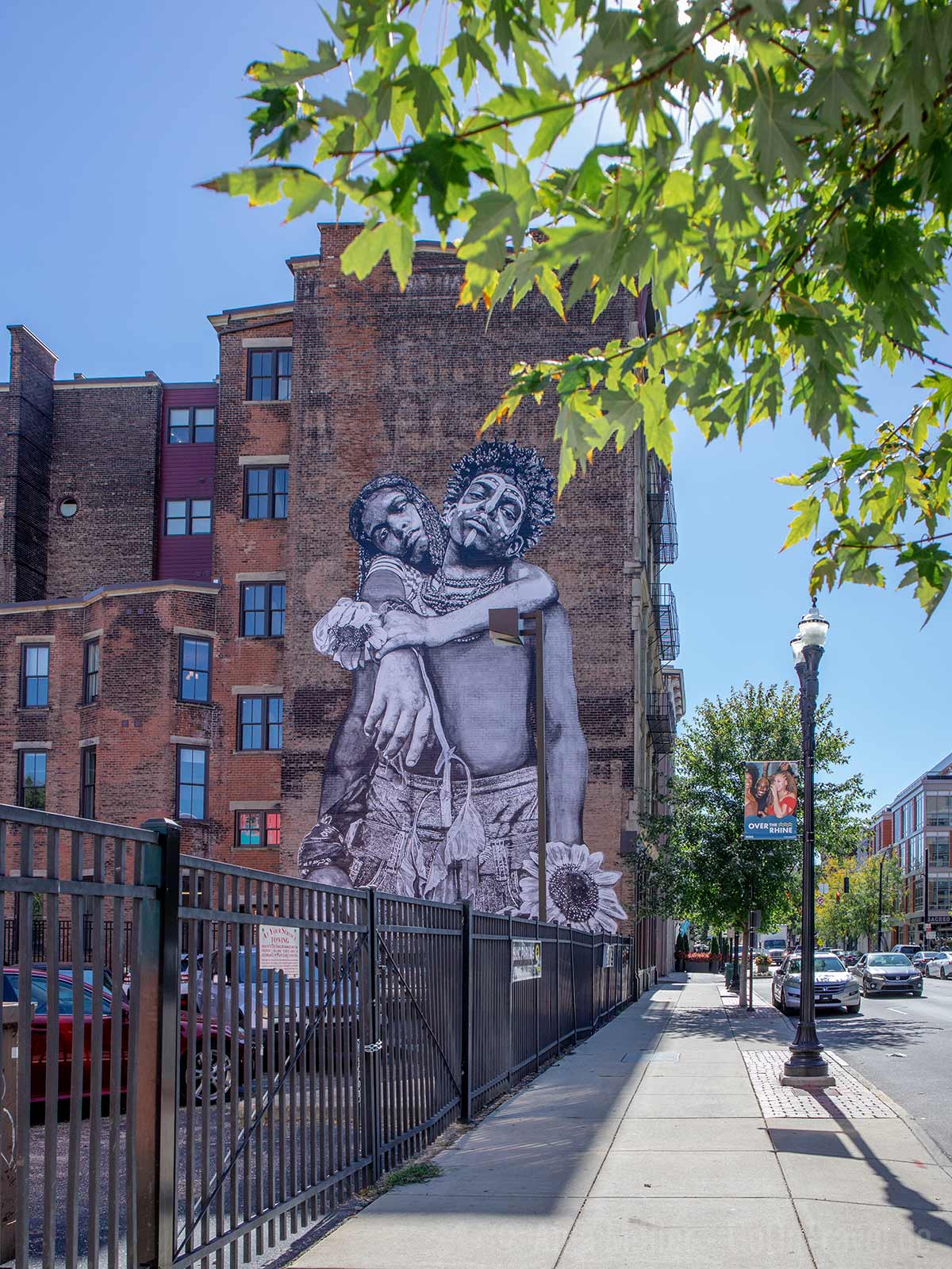 Besonders viele Murals gibt es im Stadtviertel Over-the-Rhine