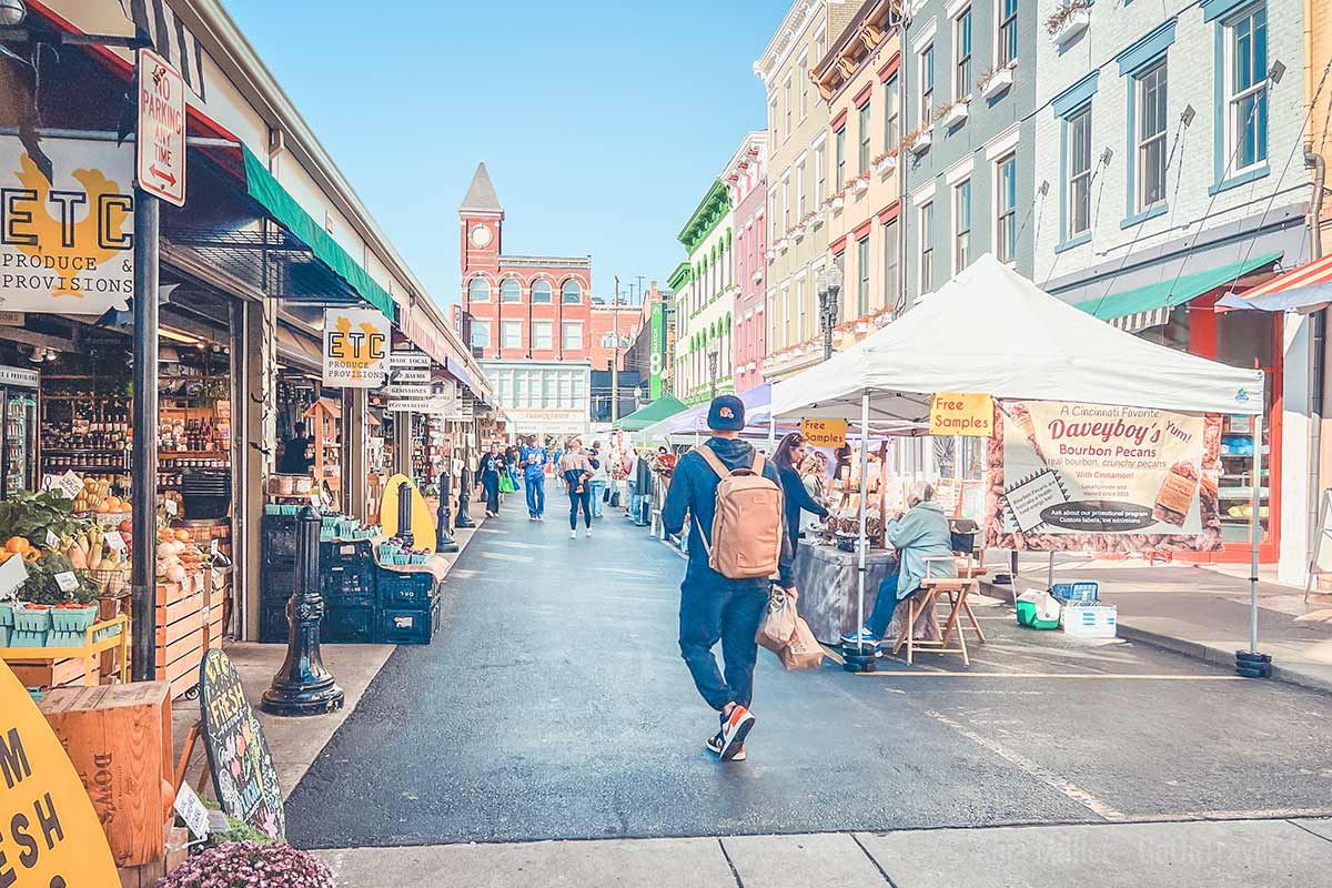 Findlay Market an einem Sonntag