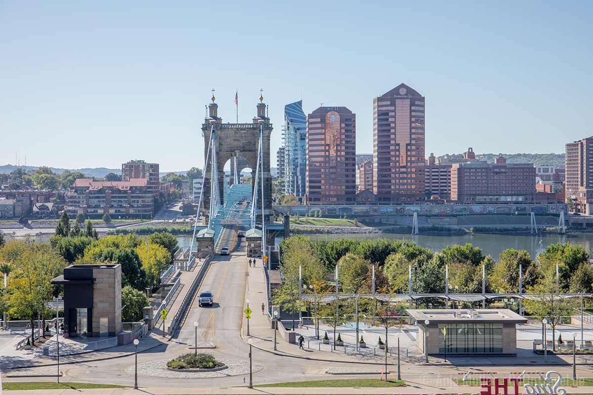 Aussichtsplattform im National Underground Railroad Freedom Center