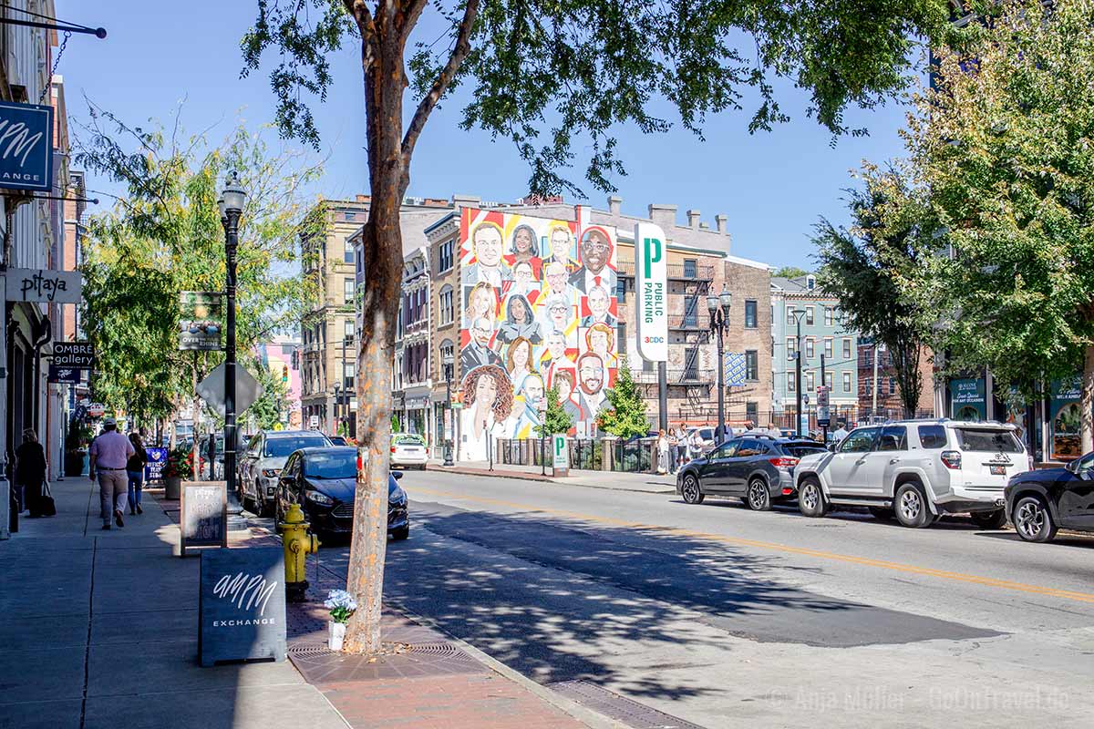 Vine Street im Stadviertel Over-the-Rhine