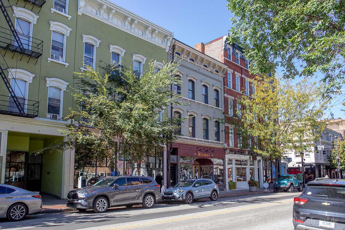 Im Stadviertel Over-the-Rhine gibt es tolle Häuserfassaden