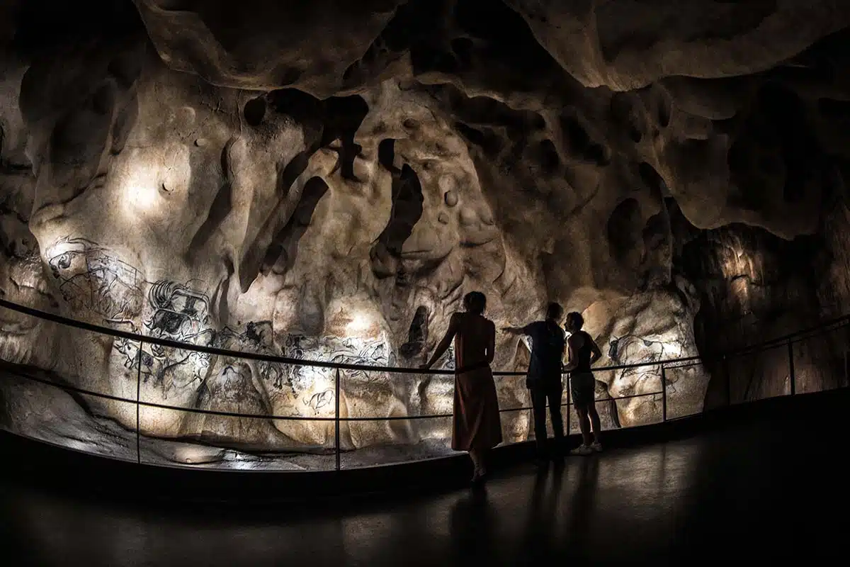 In der Chauvet-Höhle 2 In der Chauvet-Höhle 2