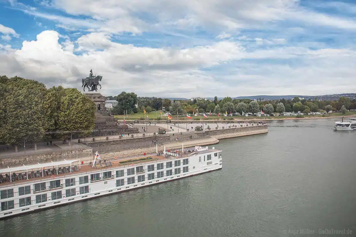 Deutsches Eck in Koblenz Deutsches Eck in Koblenz