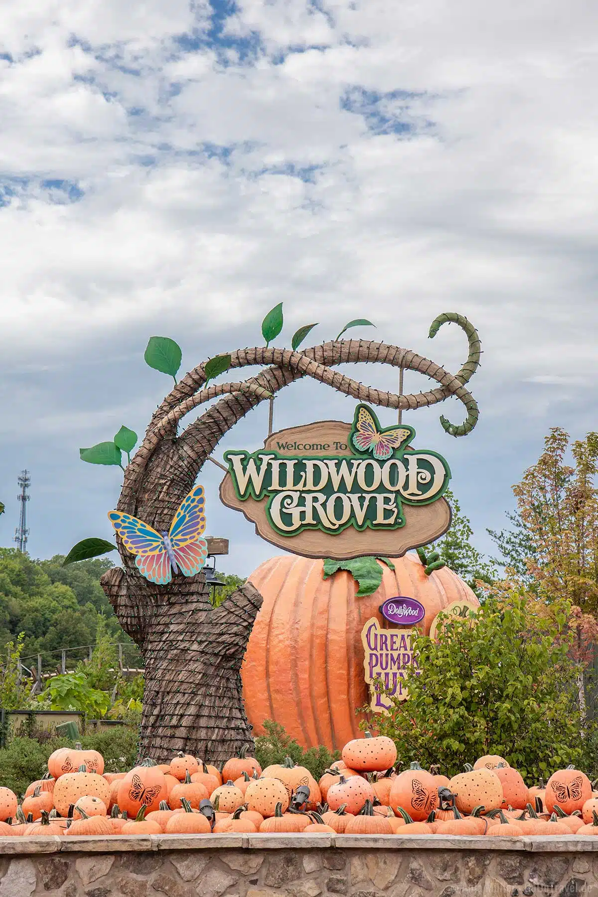 Im Herbst wird Dollywood mit vielen Kürbissen geschmückt Im Herbst wird Dollywood mit vielen Kürbissen geschmückt