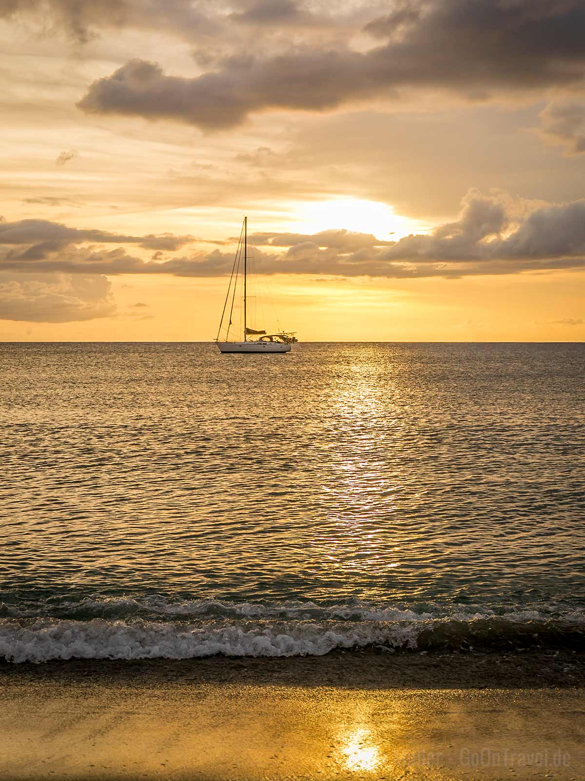 Sonnenuntergang am Mero Beach Sonnenuntergang am Mero Beach