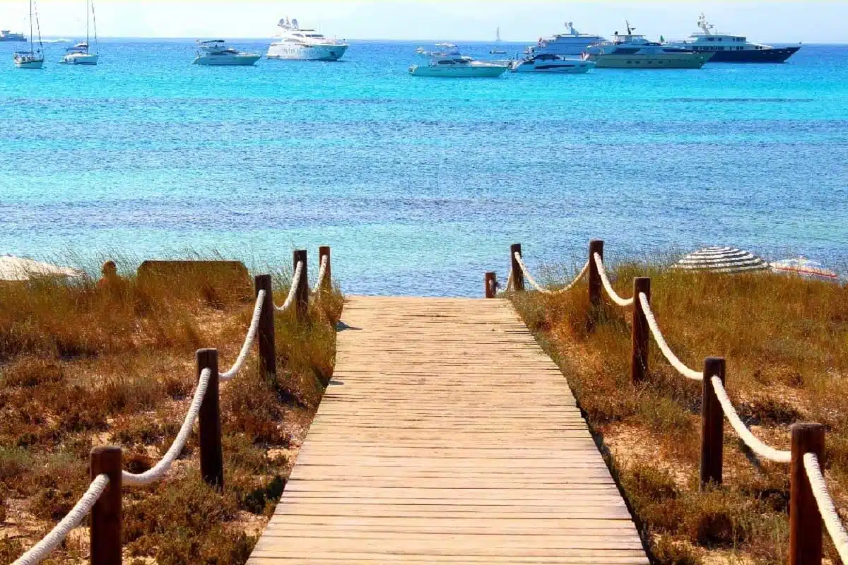 Playa de ses Illetes auf Formentera Playa de ses Illetes auf Formentera