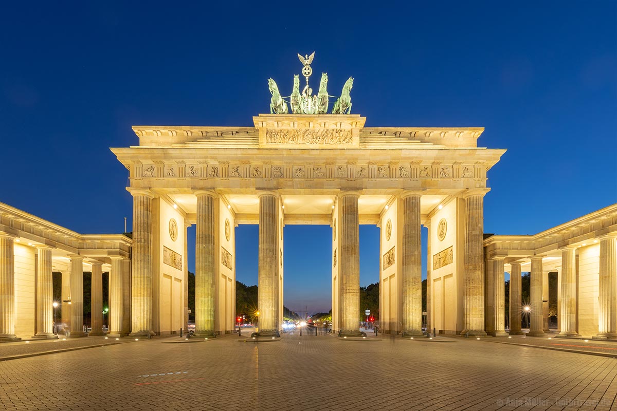 Brandenburger Tor am Abend