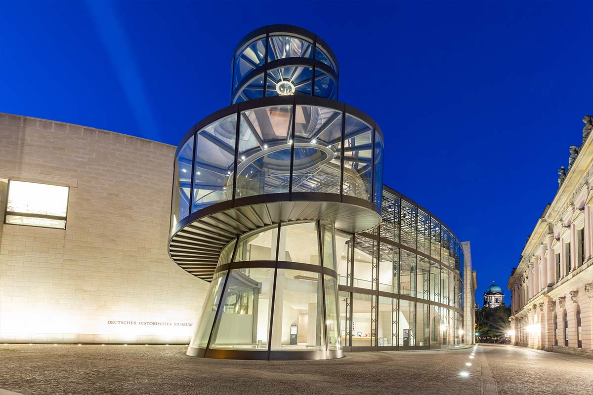 Schönes Fotomotiv am Abend, das Deutsche Historische Museum