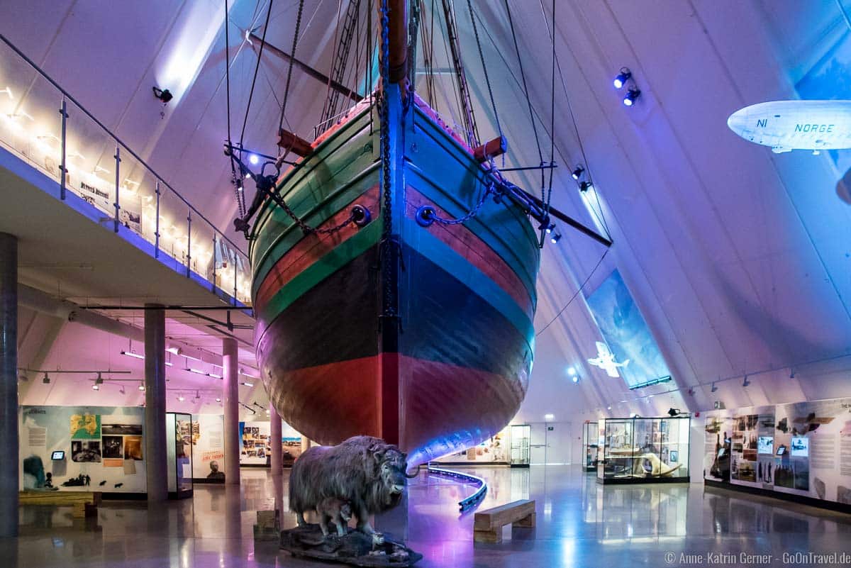 Expeditionsschiff Gøja im Fram-Museum Expeditionsschiff Gøja im Fram-Museum