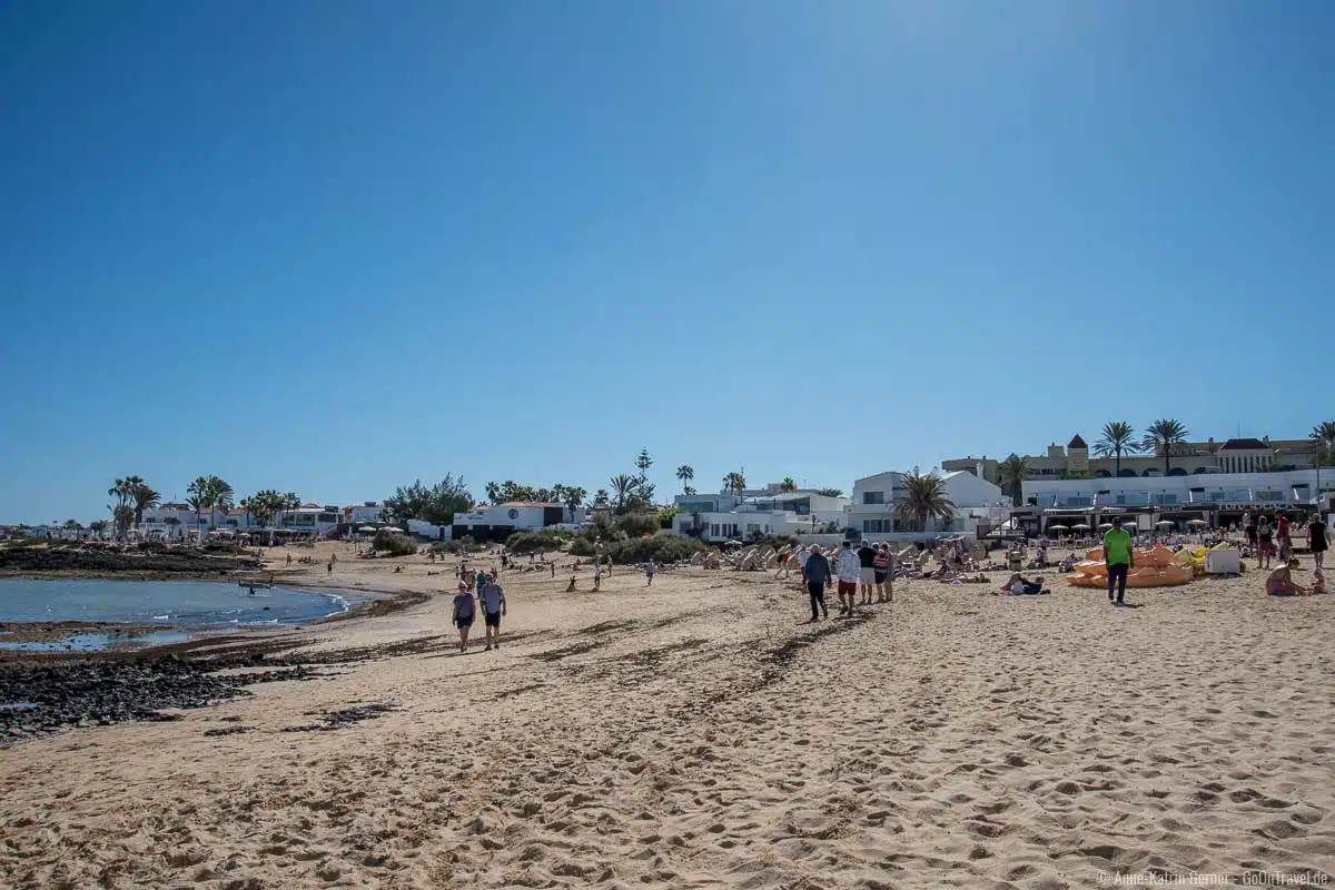 Die Strände von Corralejo im Januar Die Strände von Corralejo im Januar