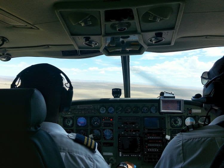 ein Blick ins Cockpit